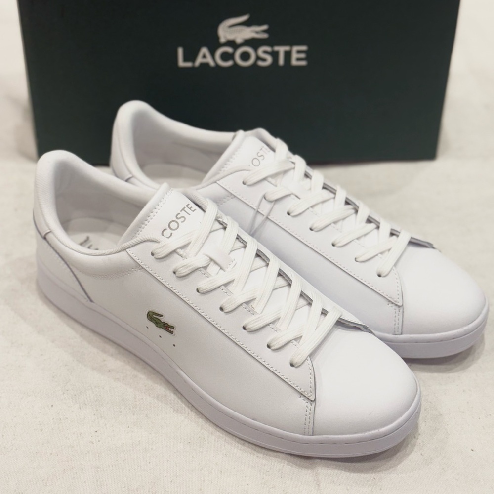 Lacoste Carnaby Set 224 6 SMA Men's Leather Sneakers Color White
